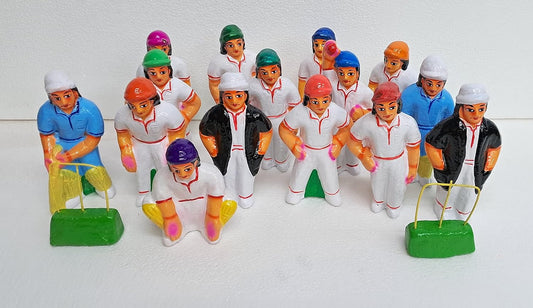 Cricket Set Clay Golu Dolls