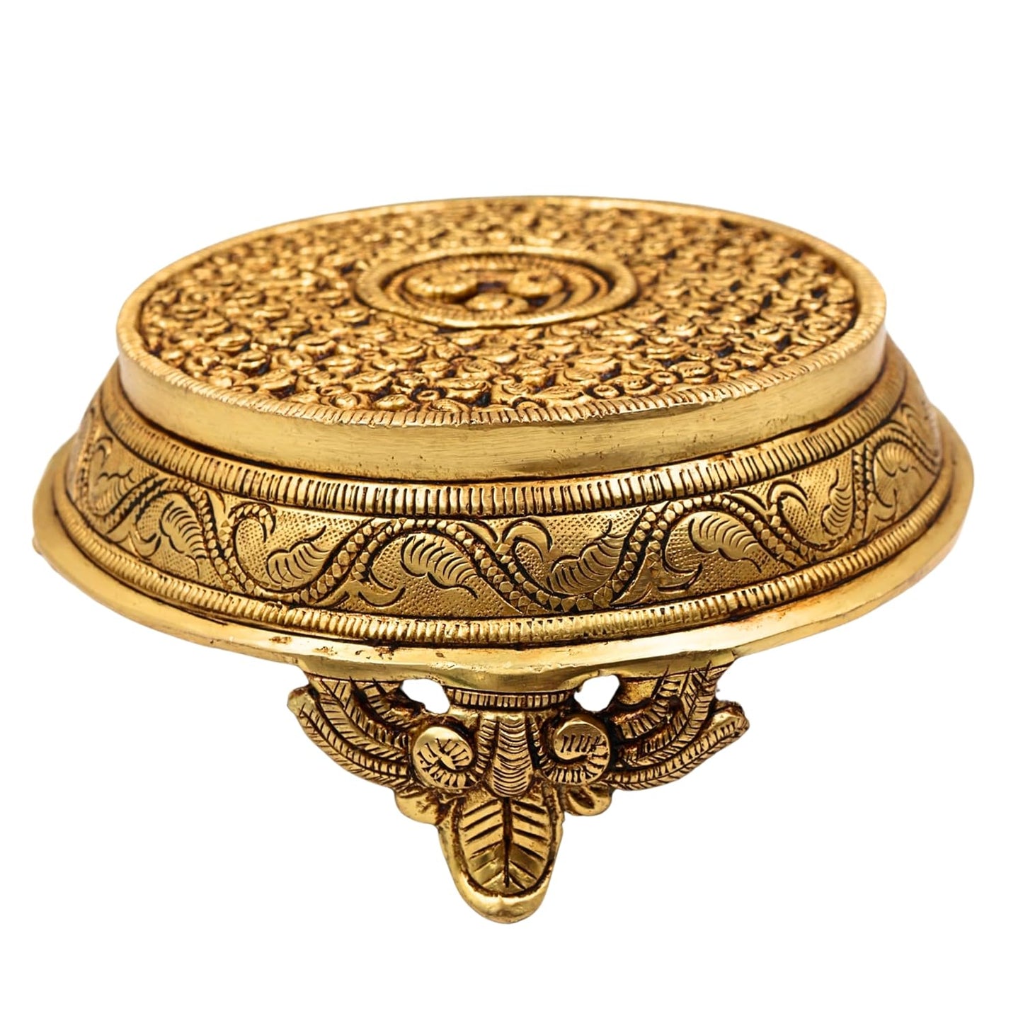 Brass Chowki for Pooja & Idol Placement-ArtyCraftz.com