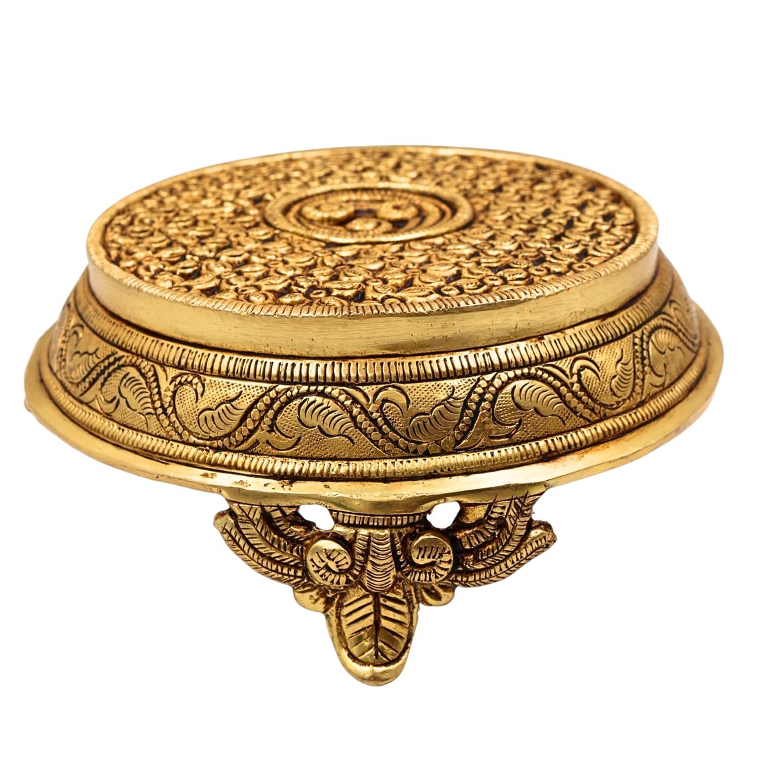 Brass Chowki for Pooja & Idol Placement-ArtyCraftz.com