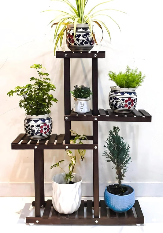 Wooden Stand with out Pot for Indoor and Outdoor