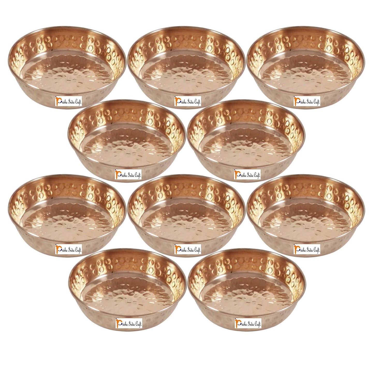 Pure Copper Serving Pudding Bowl