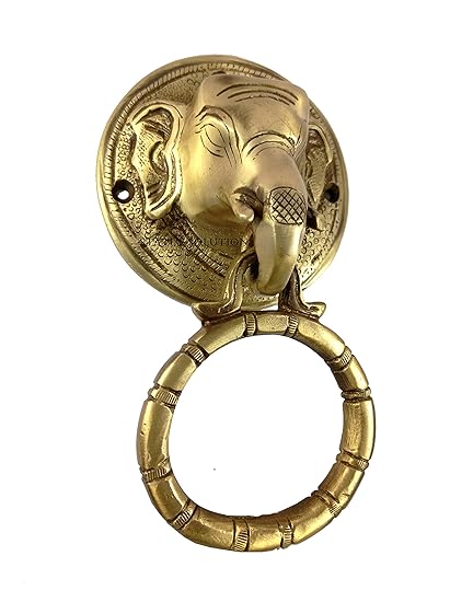 Antique Elephant Face Door Knocker