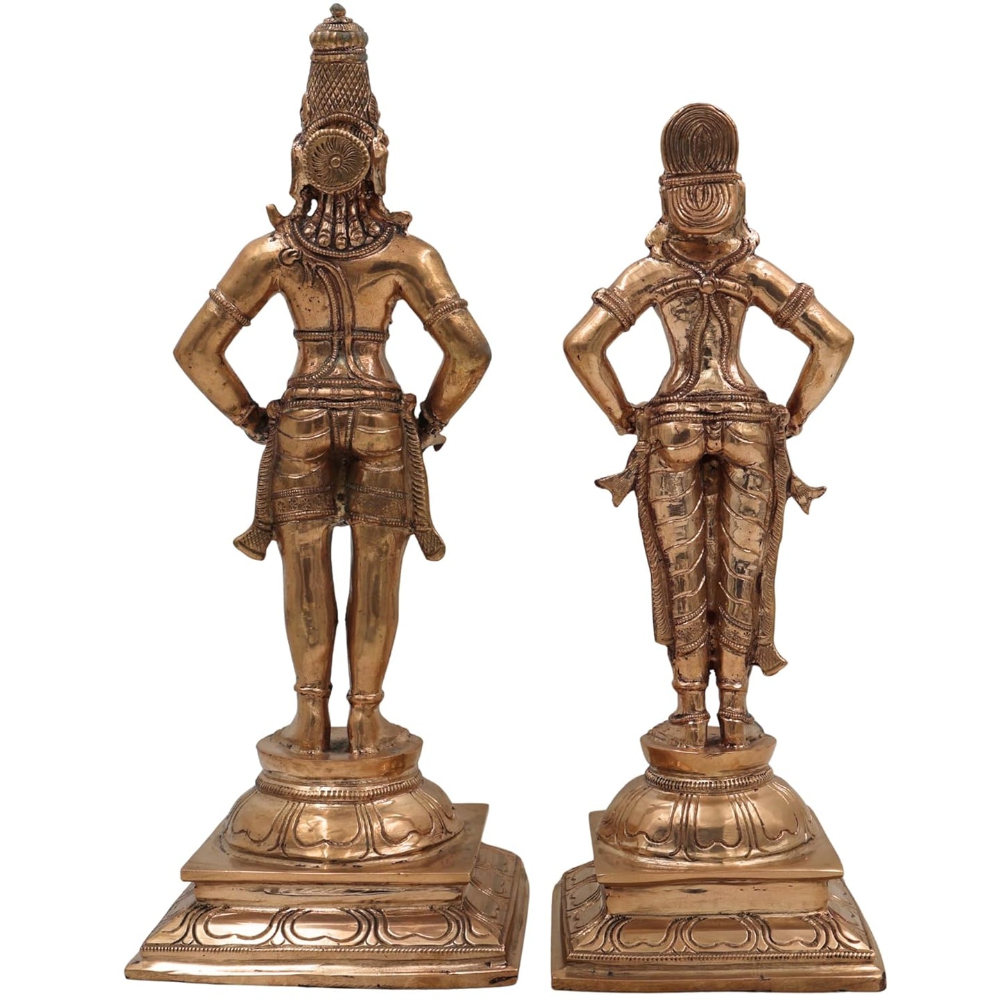 Bronze Vittala Rukmini Idol – 12.5 Inch Handcrafted Divine Pair