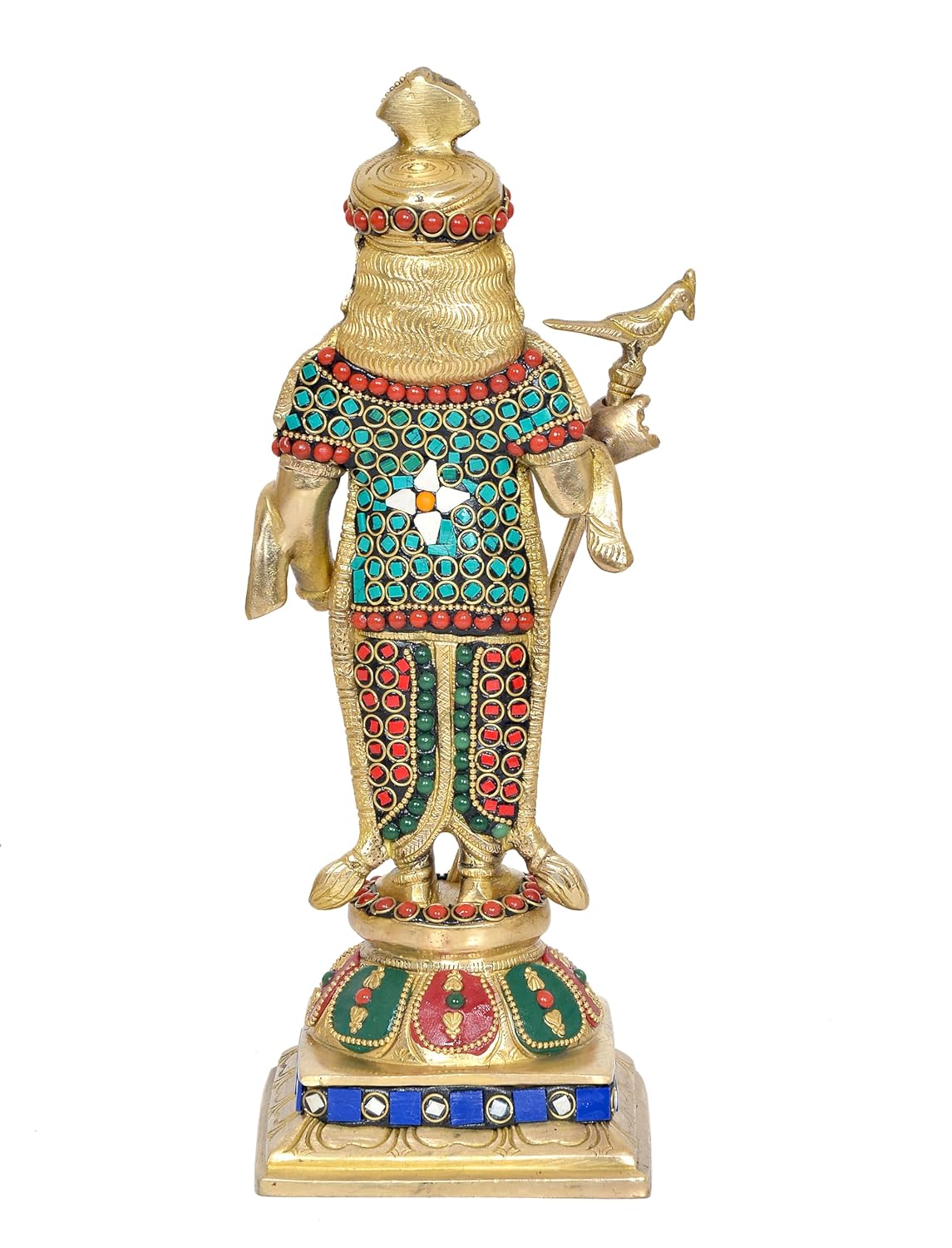 Brass Palani Raja Alangara Murugan Idol-ArtyCraftz.com