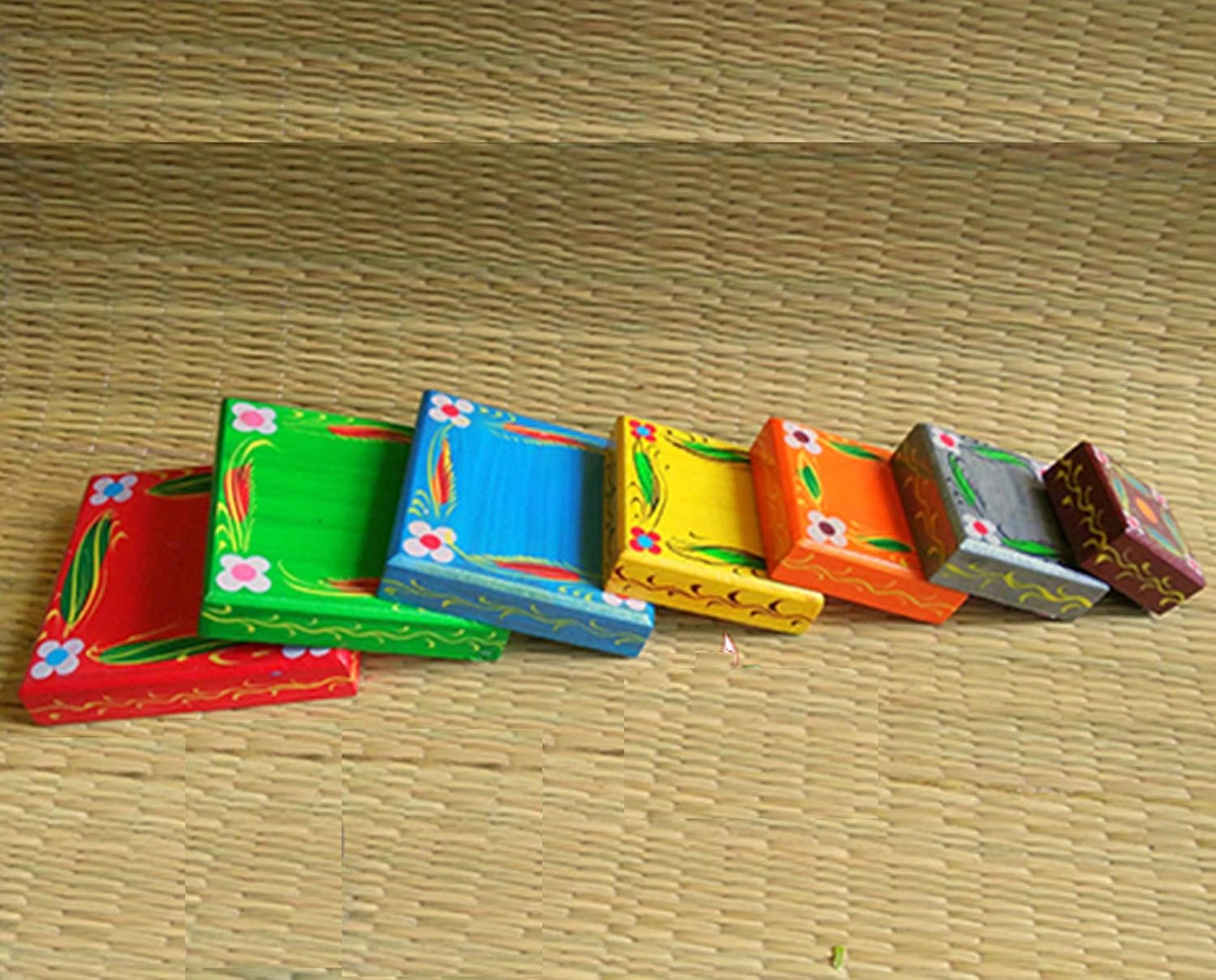 Wooden Rainbow Stacking Toy with Ball – Handcrafted Educational Play Set