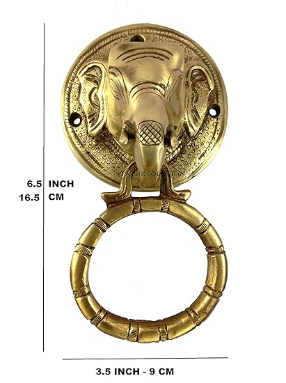 Antique Elephant Face Door Knocker