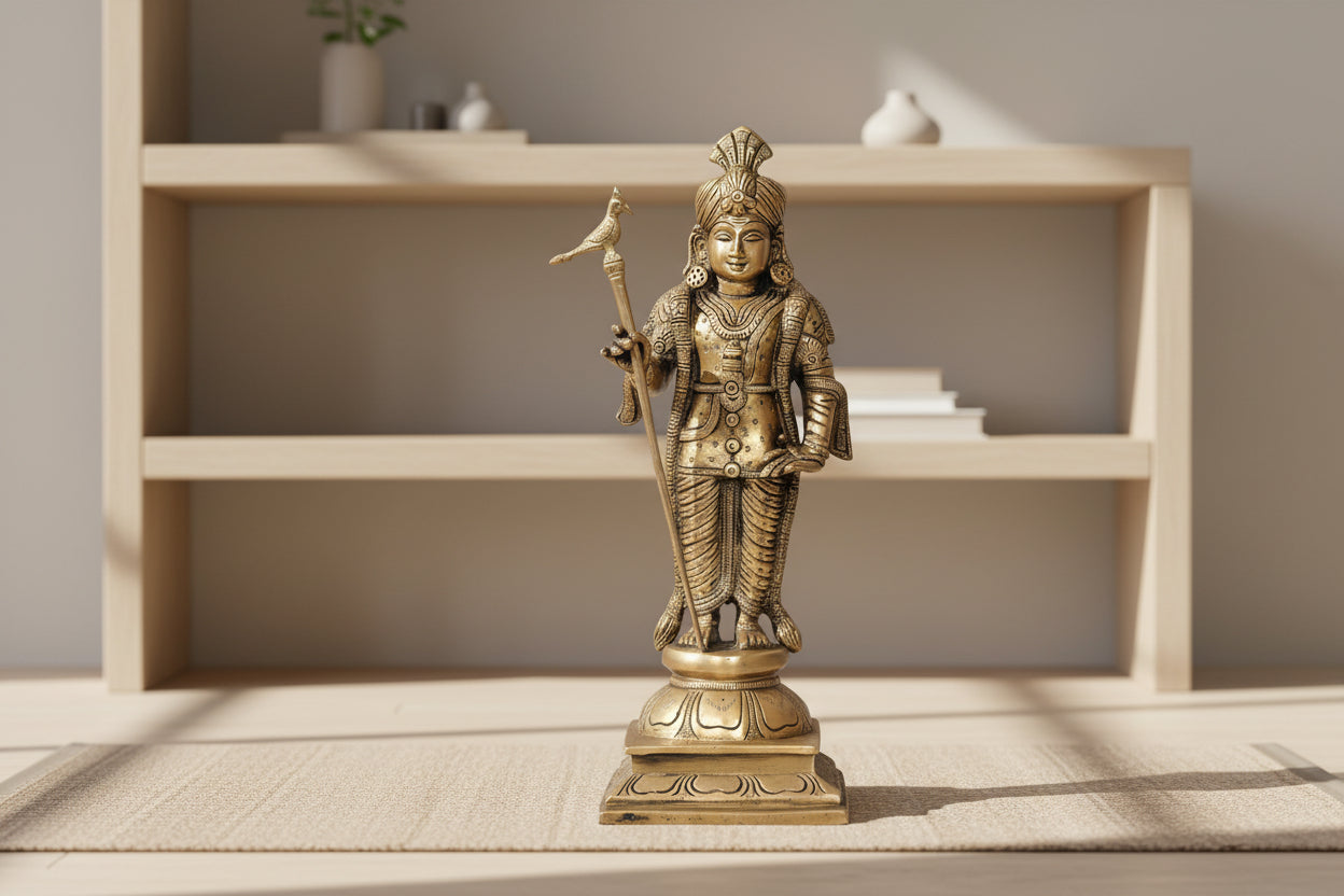 Lord Palani Raja Alangaram Murugan Statue-ArtyCraftz.com