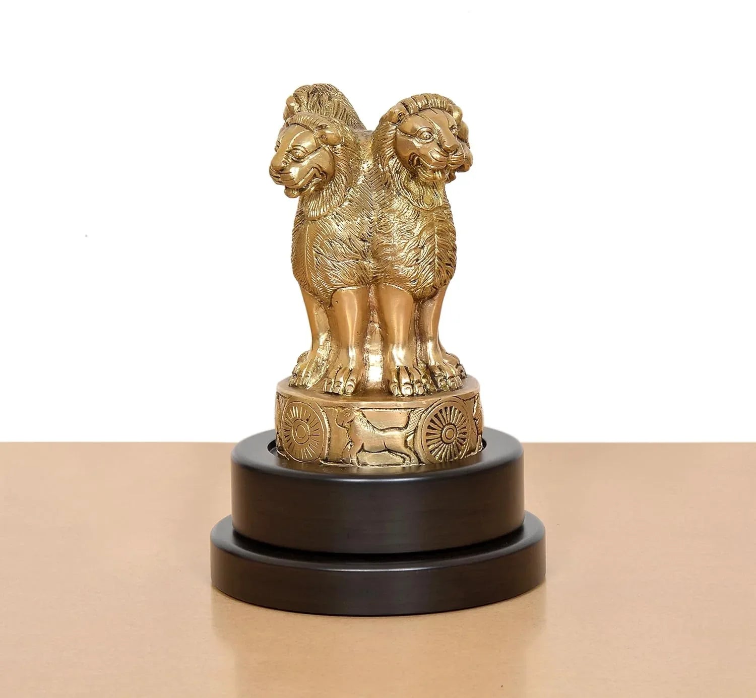 Ashoka Lion Capital Brass Showpiece-ArtyCraftz.com