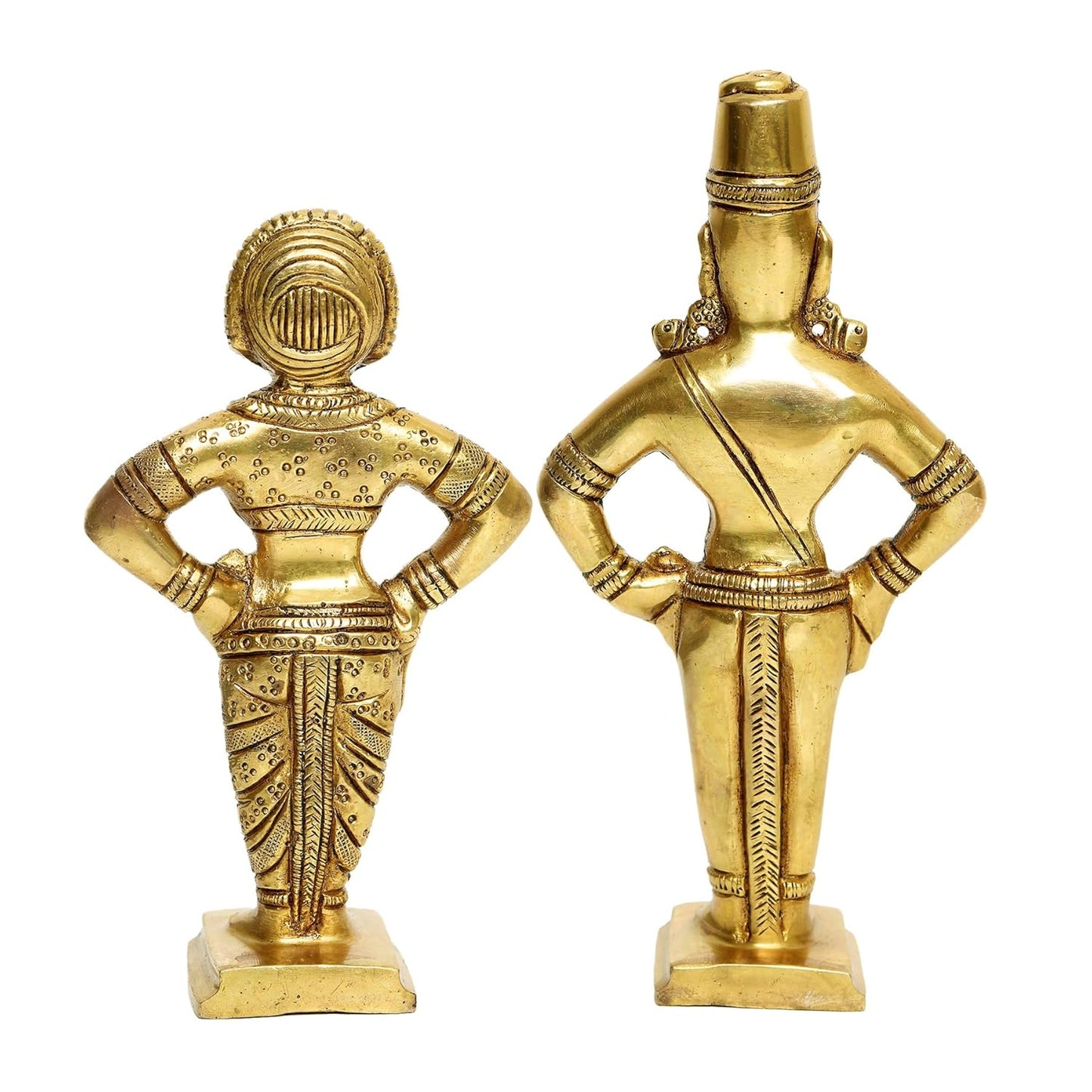 Brass Vitthal Rukmini Idol Set-ArtyCraftz.com