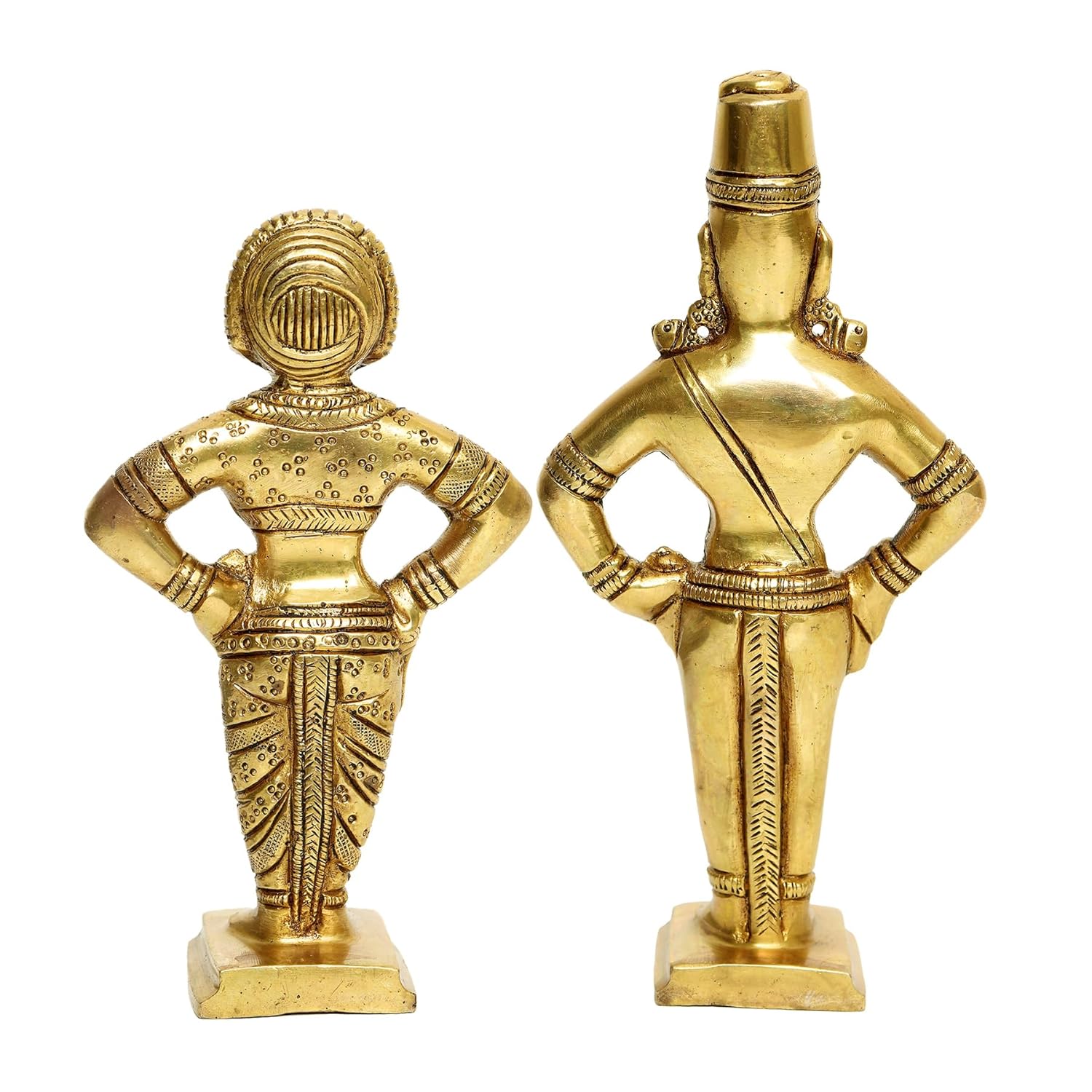 Brass Vitthal Rukmini Idol Set-ArtyCraftz.com