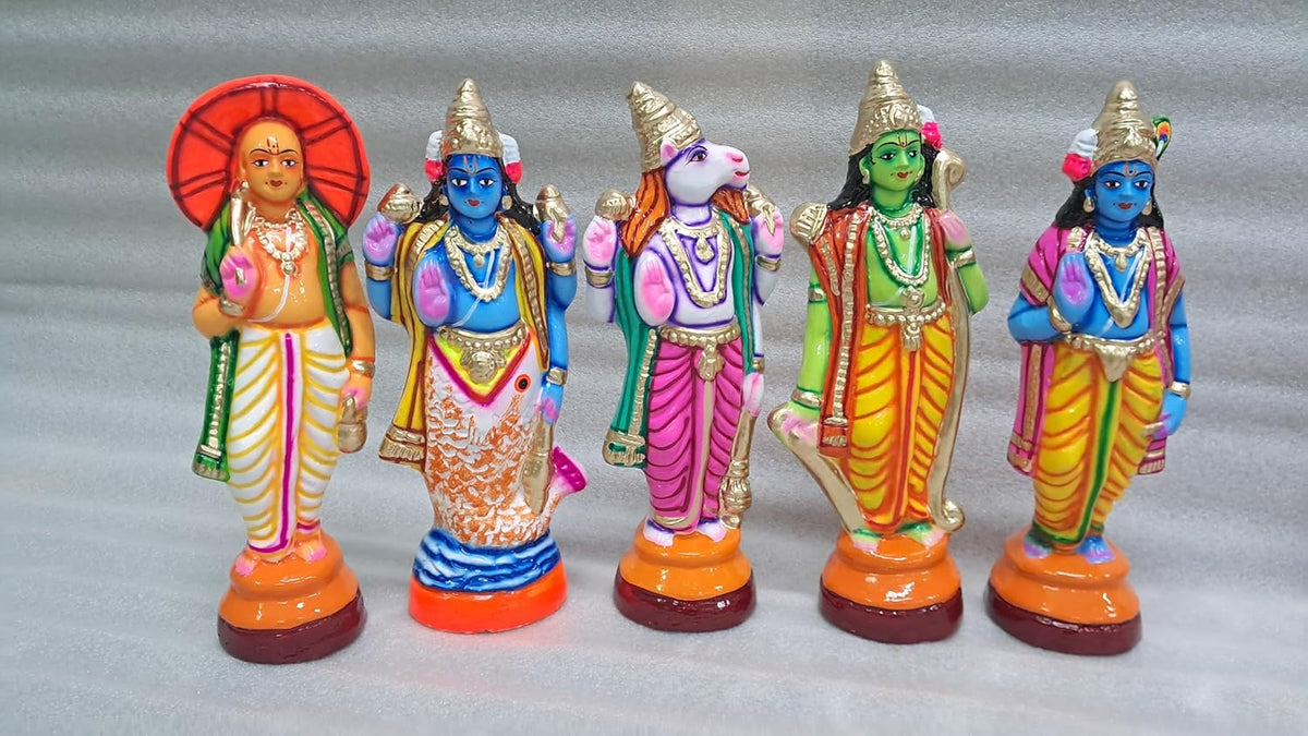 Clay Dasavatharam Set
