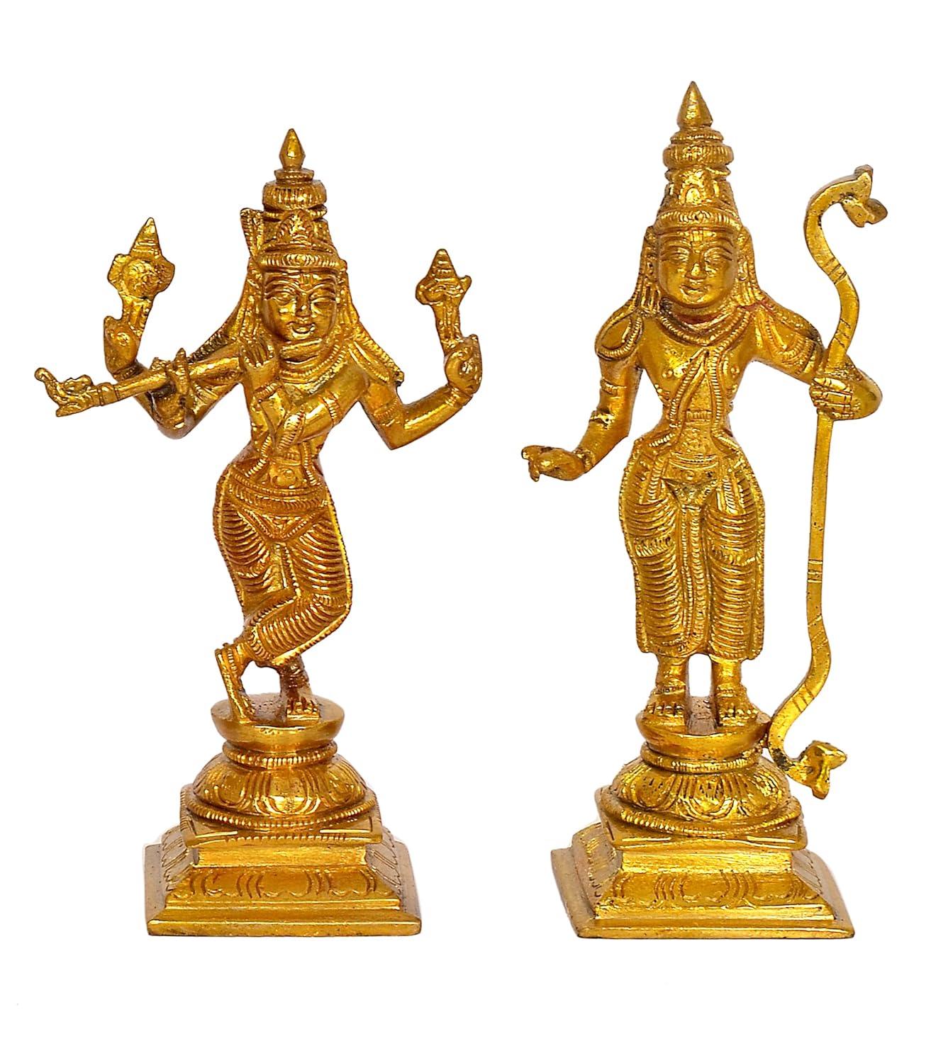 Handcrafted Brass Dashavatara Idol-ArtyCraftz.com