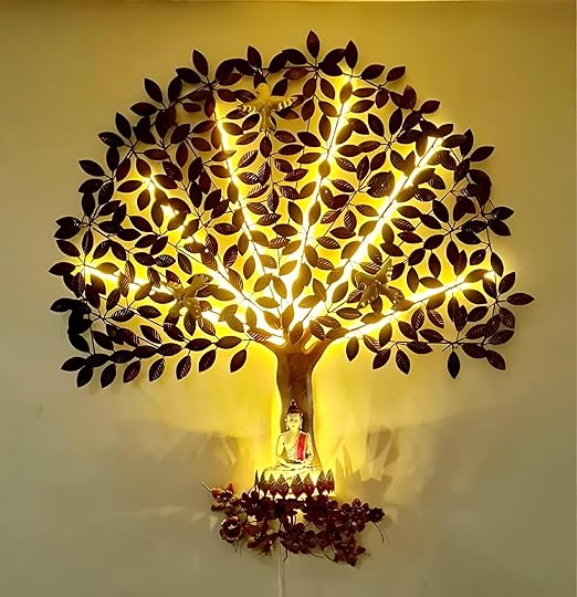 Red Iron Red Tree Of Life Wall Art