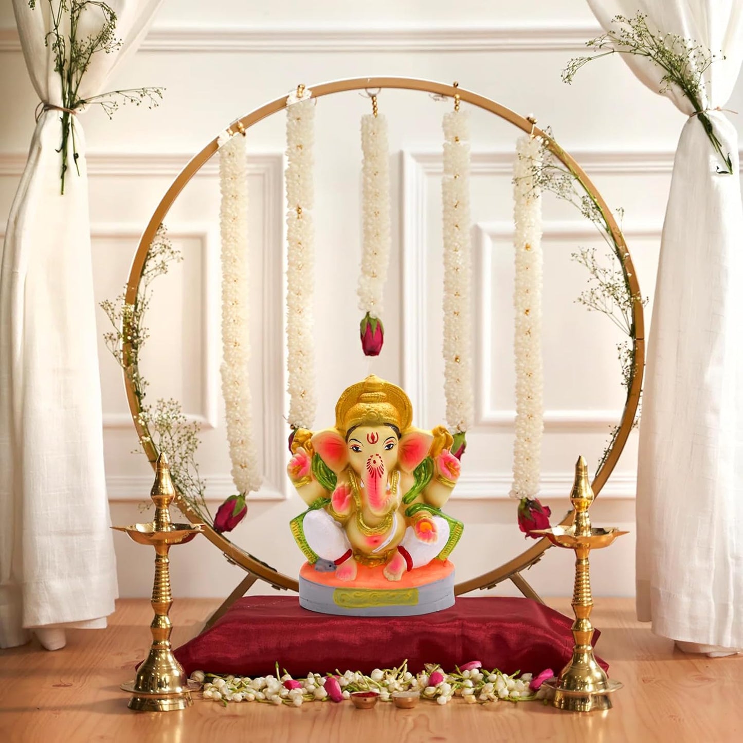 Circular Backdrop Stand Frame for Festivals & Functions