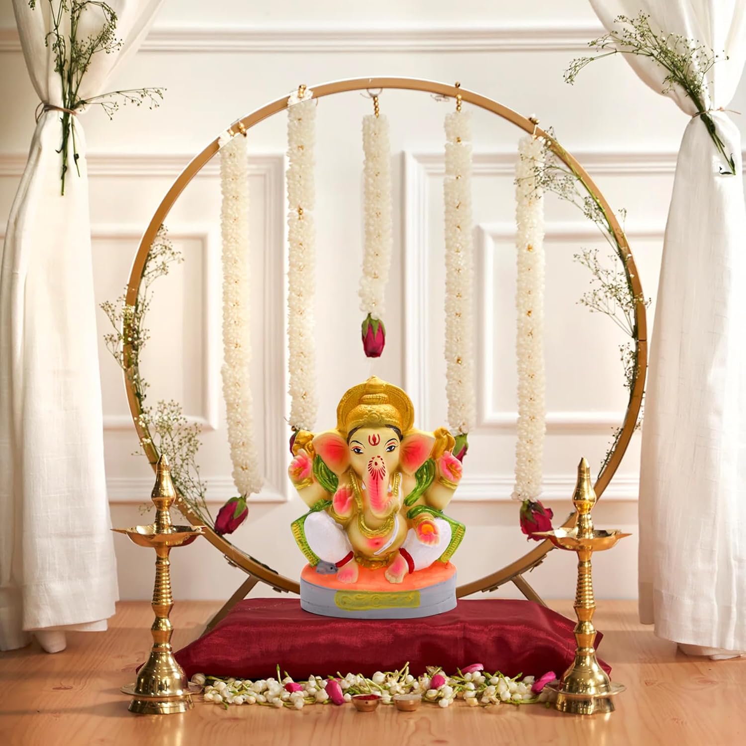 Circular Backdrop Stand Frame for Festivals & Functions