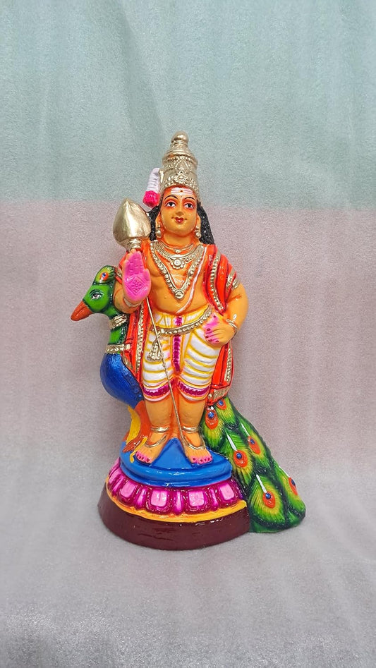 Lord Murugan Paper Mache Golu Doll