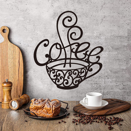 Coffee Signs Coffee Cup Metal Wall Decor