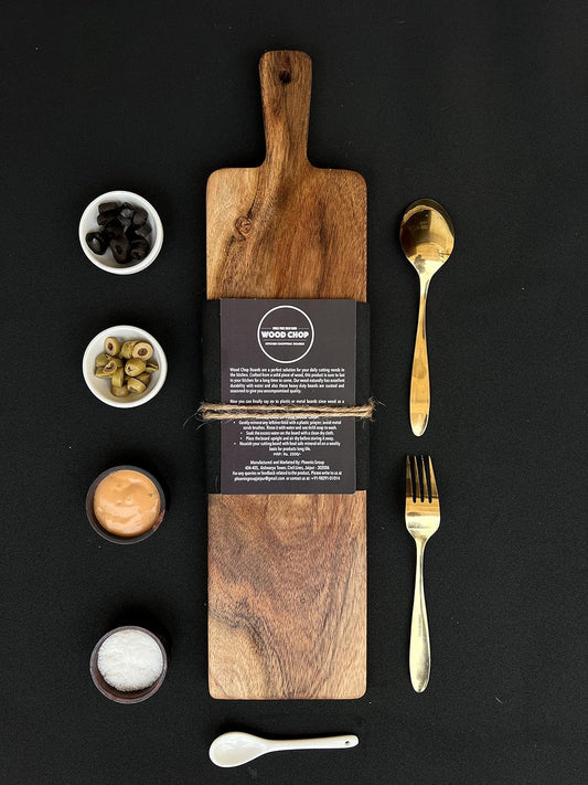 Acacia Wooden Cheese Board-ArtyCraftz.com