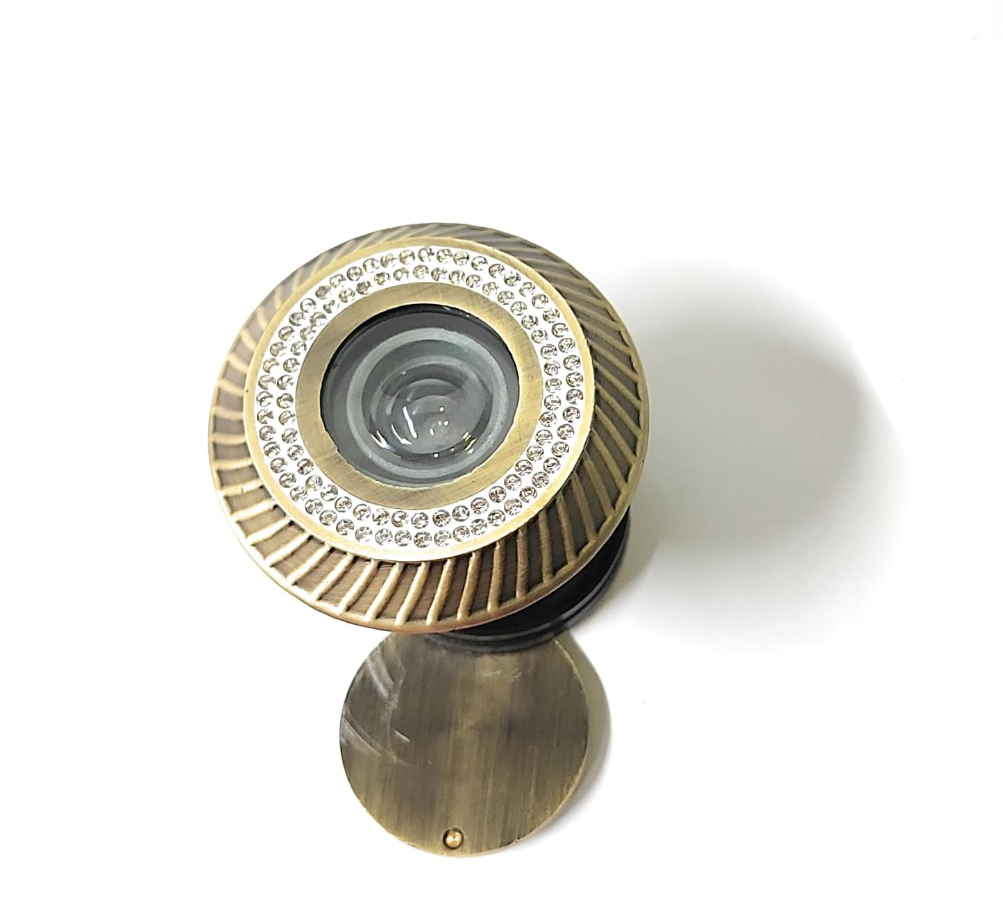 Antique Brass Double Diamond Layer Door Viewer-ArtyCraftz.com