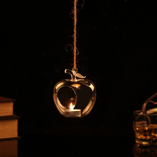 Apple Shape Candle Holder with Hanging String