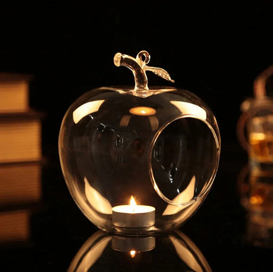 Apple Shape Candle Holder with Hanging String