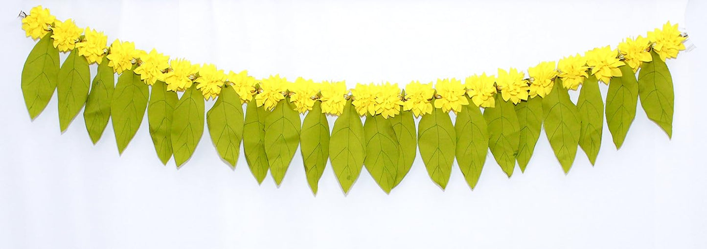 Artificial Flowers and Mango leaves Thoran