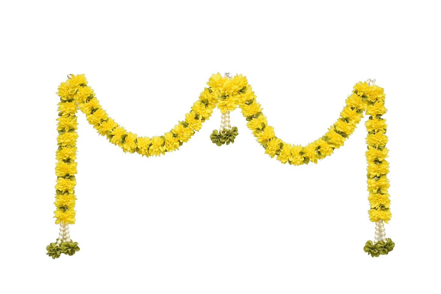 Artificial Yellow Chrysanthemum Doorway Toran