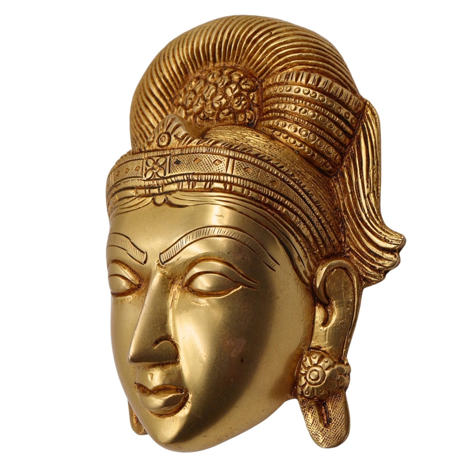Gold-colored decorative mask