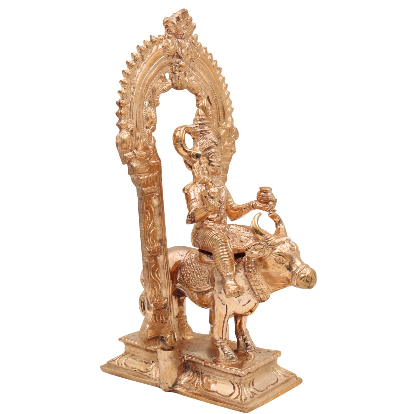 Bronze Vishnumaya Idol Traditional Kerala Deity Statue (24 cm)