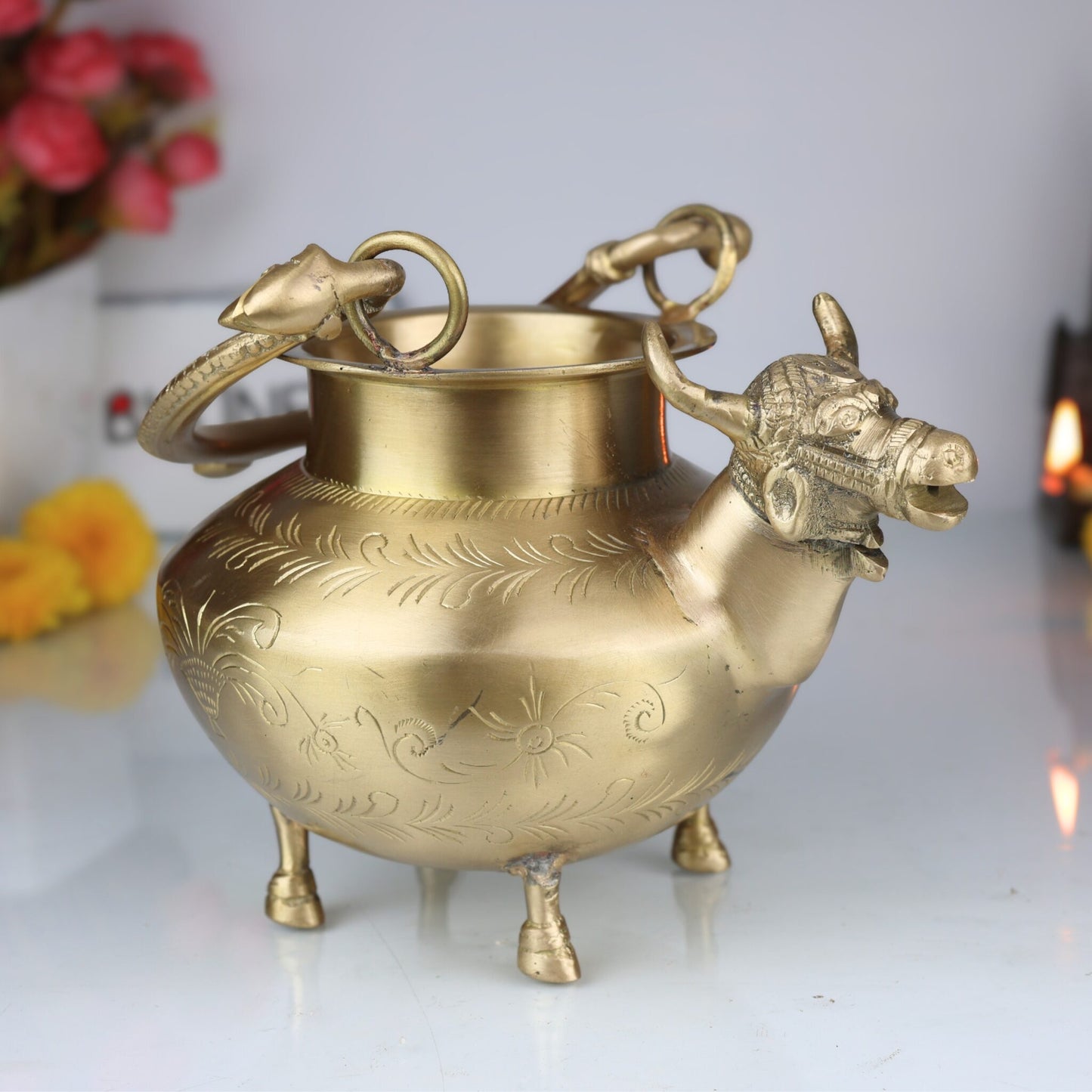 Brass Gomukh Kamandal-ArtyCraftz.com