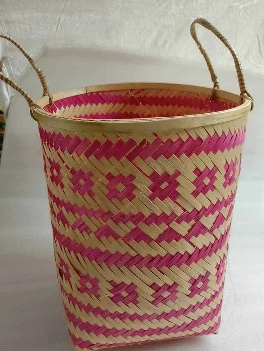 Handmade Bamboo Laundry Basket