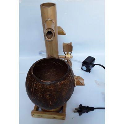 Bamboo Tabletop Water Fountain Turbine style, Mini fountain - ArtyCraftz.com