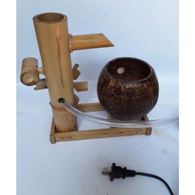 Bamboo Tabletop Water Fountain Turbine style, Mini fountain - ArtyCraftz.com