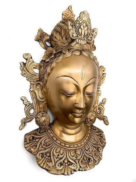 Bhunes Brass Durga Idol - ArtyCraftz.com