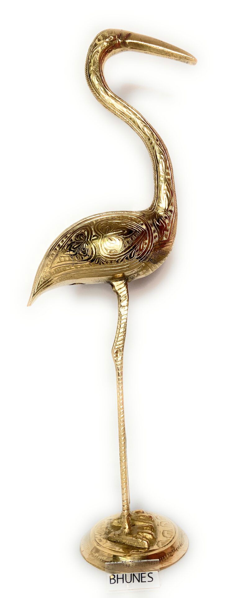 Bhunes Brass Golden Swan Showpiece - ArtyCraftz.com