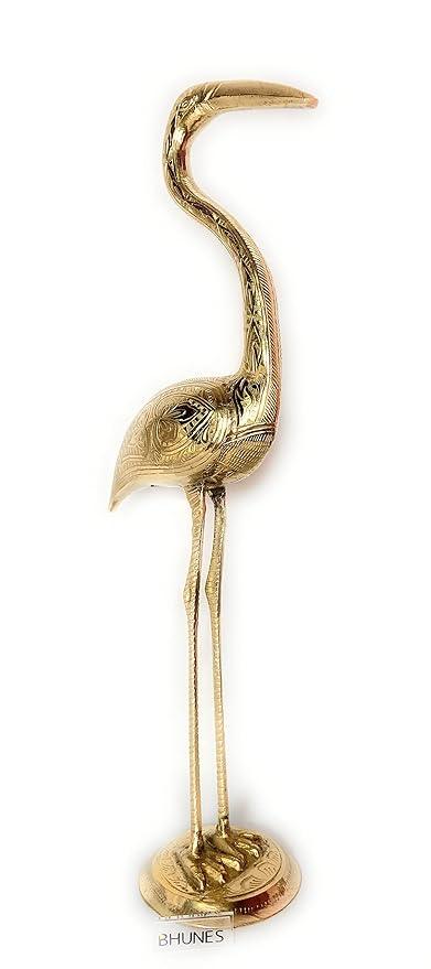 Bhunes Brass Golden Swan Showpiece - ArtyCraftz.com