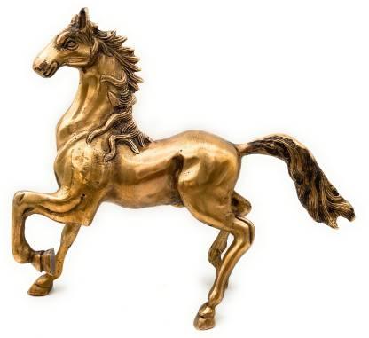 Bhunes Brass Horse Statue Showpiece - ArtyCraftz.com