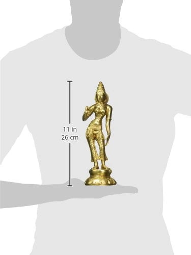 Bhunes Brass Parvathi Idol - ArtyCraftz.com