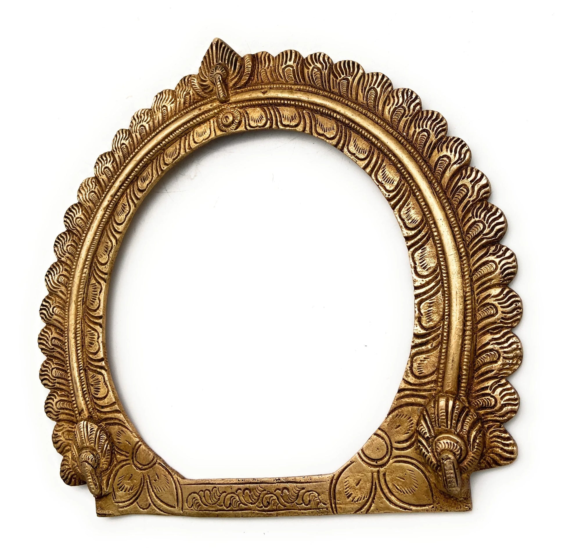 Bhunes Brass Round Prabhavali - ArtyCraftz.com