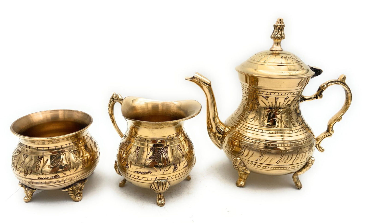 Bhunes Brass Tea Kettle - ArtyCraftz.com