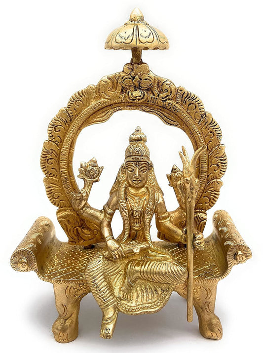 Bhunes Raja Rajeshwari Peetha Prabhavali Idol Gold, 19Cm, 1 Piece - ArtyCraftz.com