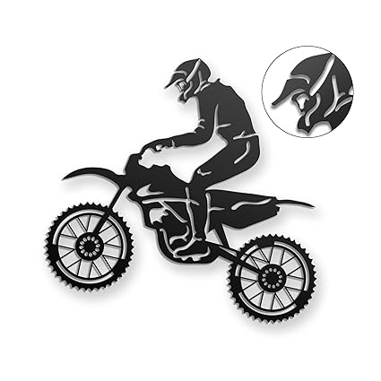 Bike Rider Laser Cut Wall Art-ArtyCraftz.com