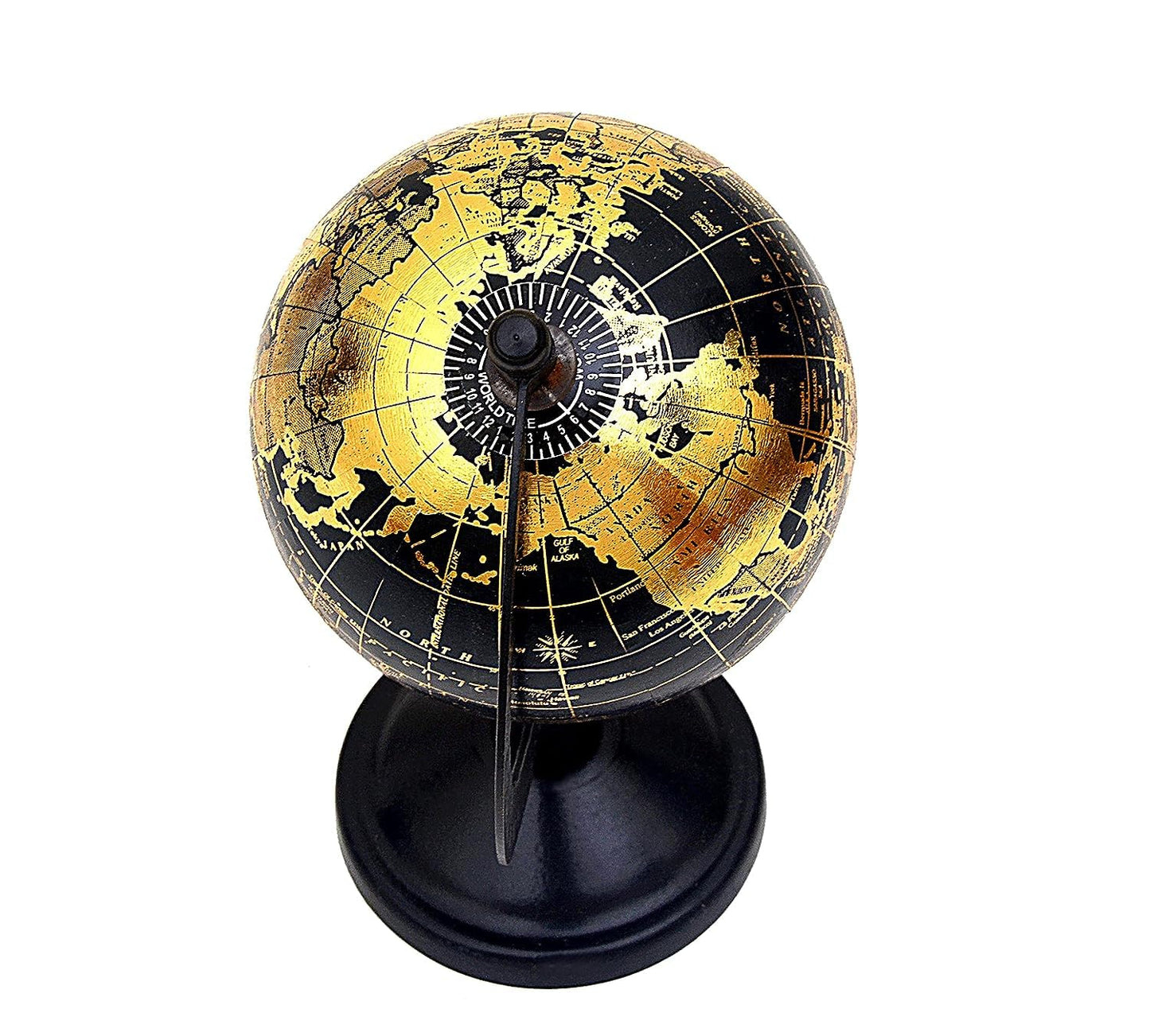 Black Gold Desk Globe Showpiece -ArtyCraftz.com