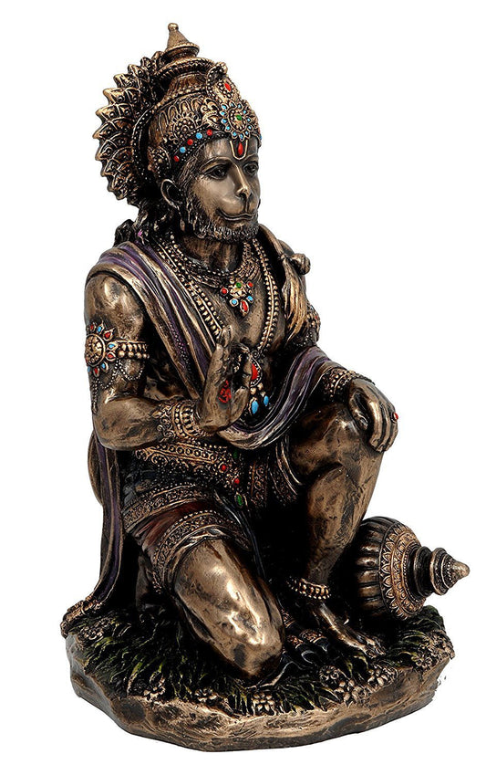 Bonded Bronze Lord Hanuman, Height 7.5" I Home D?cor - ArtyCraftz.com