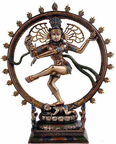 Bonded Bronze Nataraja Shiva Idol Sculpture Height 10 Inches - ArtyCraftz.com
