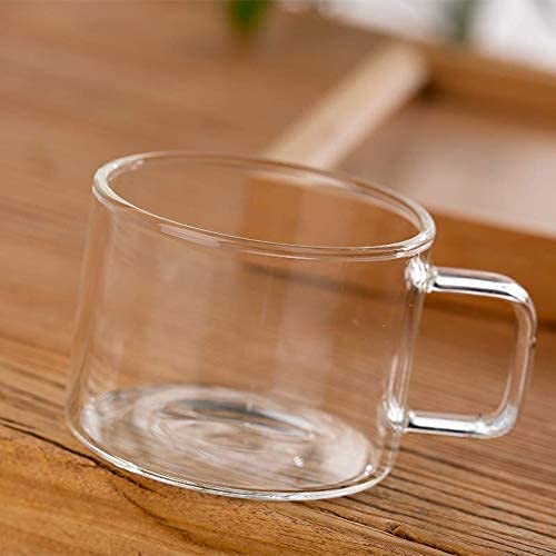 Borosilicate Glass Tea Pot Set with 4 Cups & Wooden Tray-ArtyCraftz.com