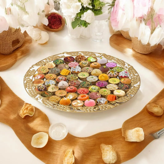 Brass 56 Bhog Thali