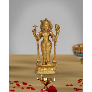 Brass Bhagwan Dhanvantri Statue