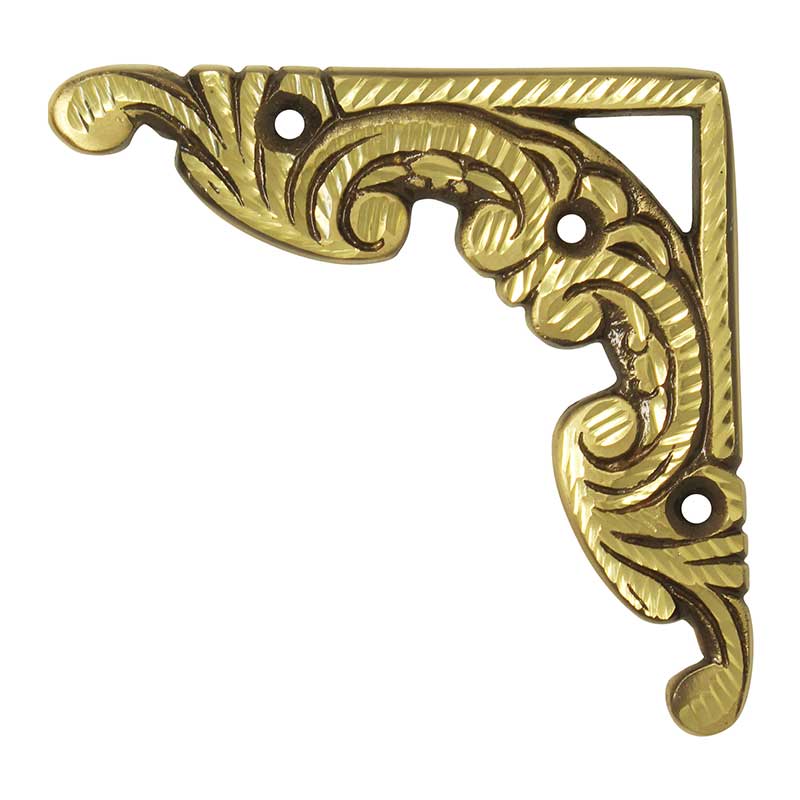 Brass Casted corner Antique Diamond Cut Finish