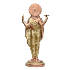 Brass Dhanvantri 18 Inches Statue